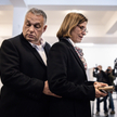 Viktor Orban z żoną Aniko Levai