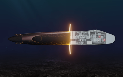 Wizja okrętu podwodnego przyszłości SMX 31E autorstwa Naval Group. Rys./Naval Group.