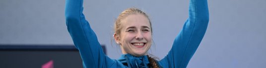 Natalia Kałucka niespodziewanie zdobyła złoto we wspinaczce na czas