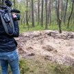 Miejsce uderzenie pocisku w lesie w rejonie Zamości, pod Bydgoszczą