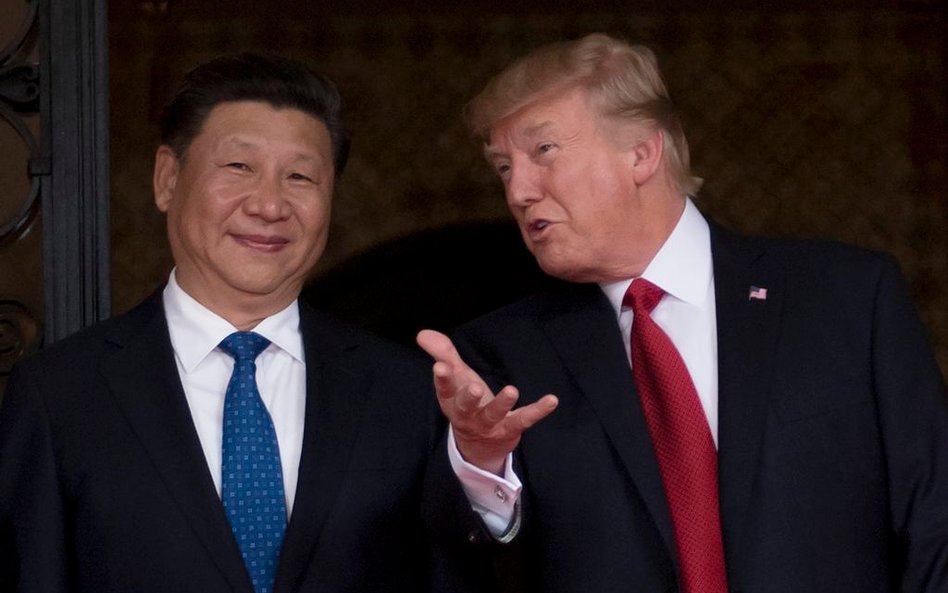 Prezydenci Donald Trump i Xi Jinping