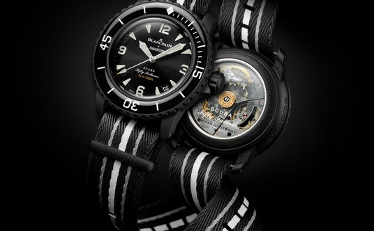 Ocean of Storms Scuba Fifty Fathomsブランパン OCEAN OF STORMS - Kolekcja Bioceramic Scuba Fifty Fathoms