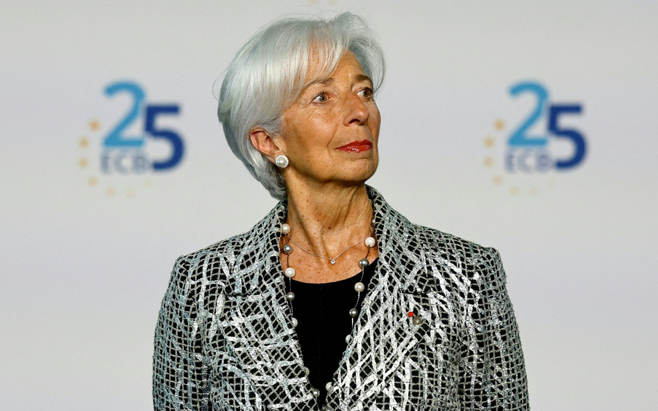 Christine Lagarde, szefowa EBC, zapowiedziała, że dalsze podwyżki stóp procentowych w strefie euro b