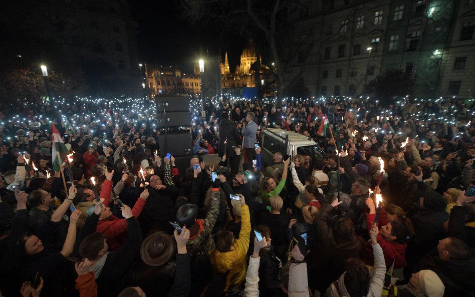 Protest w Budapeszcie