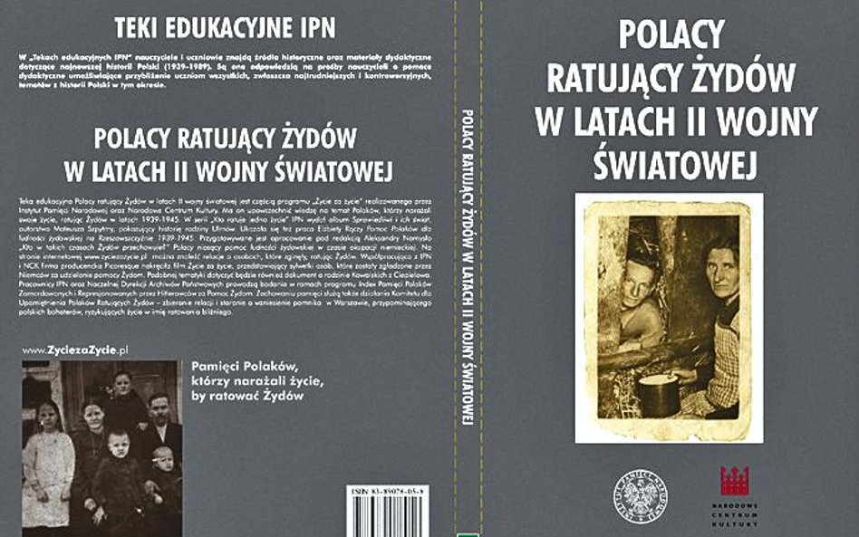 Uczniowie na lekcjach zrealizowanych według pakietu IPN dowiedzą się o Polakach pomagających Żydom