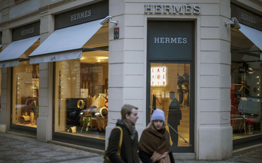 Butik Hermès w Pradze czeskiej.