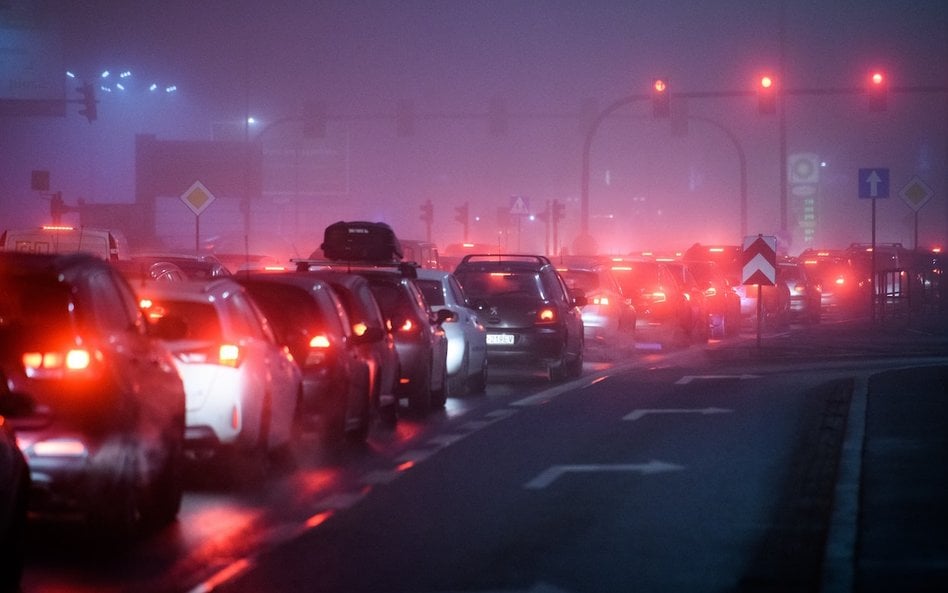 Smog w Krakowie zimą 2020 roku.