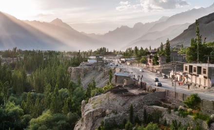 Górska miejscowość Skardu, skąd wyruszają ekspedycje na K2