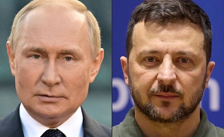 Władimir Putin i Wołodymyr Zełenski