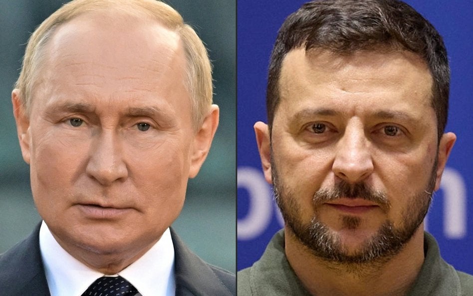 Władimir Putin i Wołodymyr Zełenski