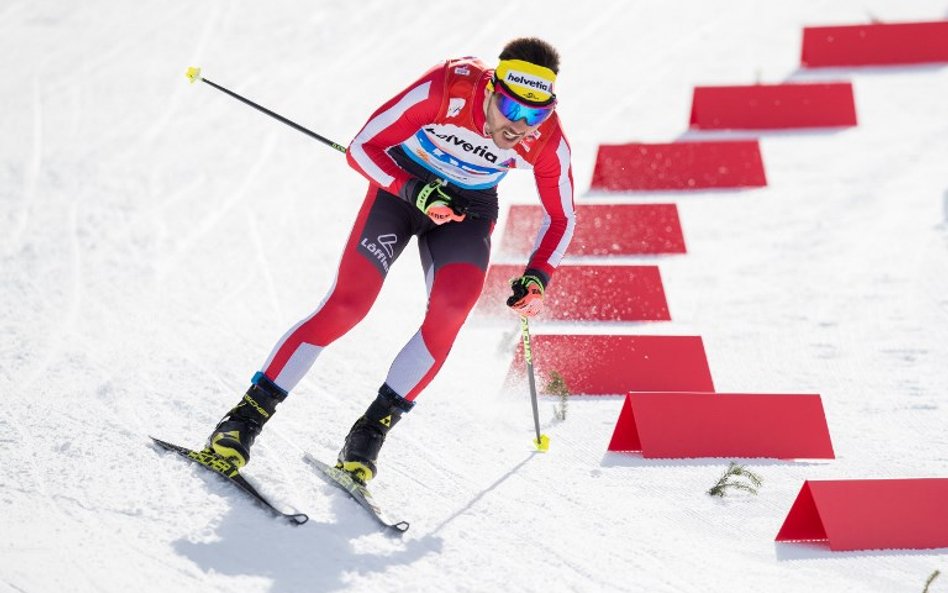 Jeden z zatrzymanych sportowców - austriacki biegacz Dominik Baldauf