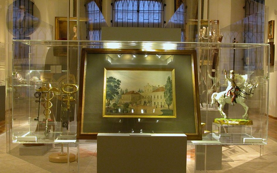 „Czartoryscy. Powrót do Puław”, fragment obecnej stałej ekspozycji.