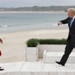 Joe Biden i Boris Johnson na szczycie G7 w Kornwalii