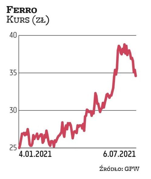 Akcje Ferro od początku roku podrożały o niemal 40 proc. W kontynuację dobrej passy wierzy Millenniu