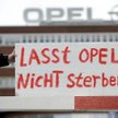 "Nie pozwólmy Oplowi umrzeć". Pikieta pracowników fabryki Opla w niemieckim Bochum