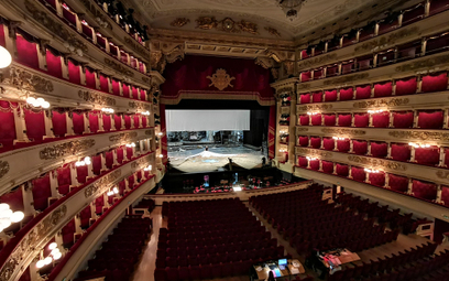 Teatro alla Scala w Mediolanie, najważniejsza scena operowa we Włoszech.