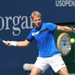 Polak Maks Kaśnikowski w meczu kwalifikacyjnym do wielkoszlemowego turnieju tenisowego US Open