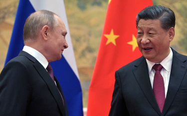 Xi Jinping i Władimir Putin w Pekinie, 4 lutego 2022