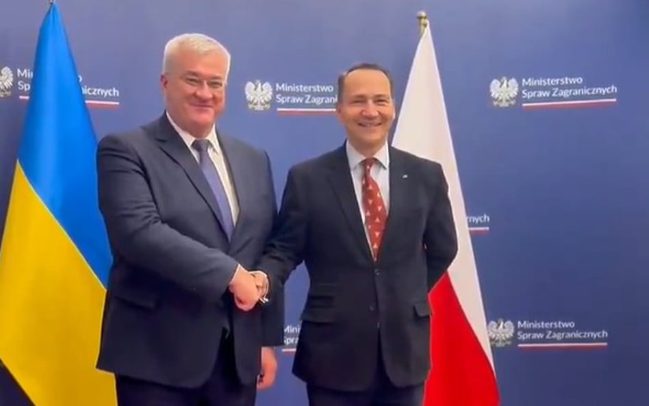 Andrij Sybiha, Radosław Sikorski