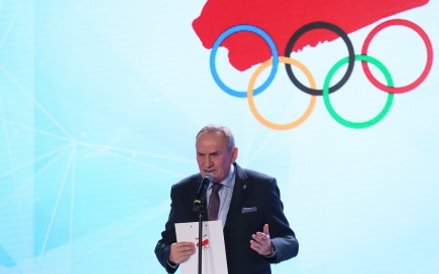 Prezes Polskiego Komitetu Olimpijskiego Andrzej Kraśnicki