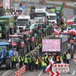 Protest rolników na alei Jana III Sobieskiego we Wrocławiu