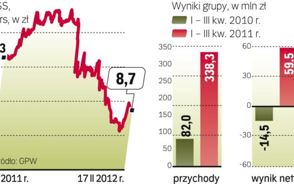 Kurs DSS spada w ślad za złymi informacjami