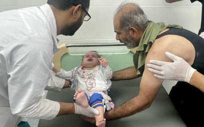 Szpital w Rafah w południowej Strefie Gazy