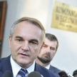 Waldemar Pawlak, wicepremier i minister gospodarki w Katowicach dzień po odwołaniu prezesa Kompanii 