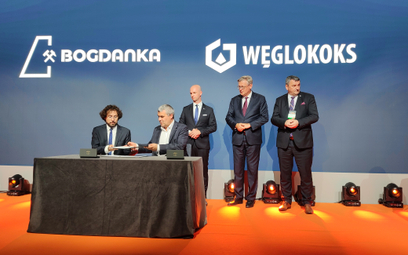 Podpisanie porozumienia między Węglokoksem a Bogdanką.