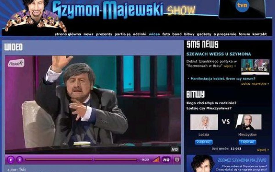 Parodia prof. Szewacha Weissa w „Rozmowach w tłoku"