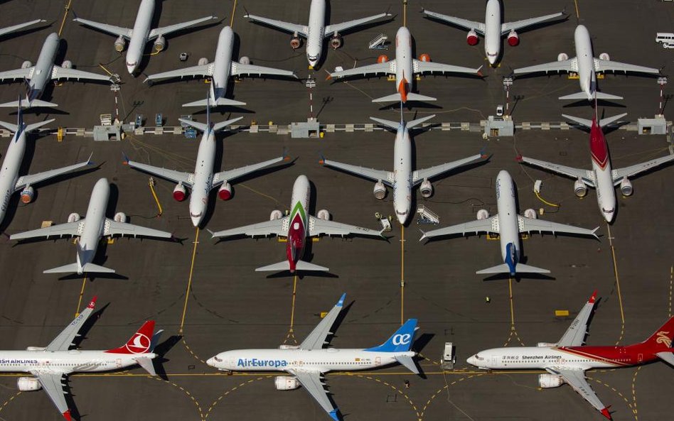 Samoloty Boeinga czekają na naprawę