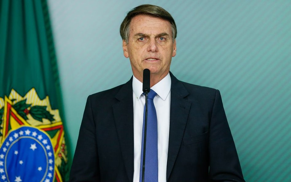 Prezydent Brazylii Jair Bolsonaro