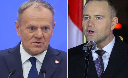 Donald Tusk i Karol Nawrocki