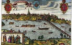 Panorama Warszawy Brauna i Hogenberga