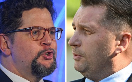 Andrzej Szeptycki, podsekretarz stanu w Ministerstwie Nauki i Szkolnictwa Wyższego Polski, oraz Prze
