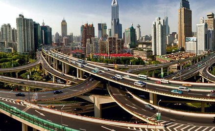 Podobnie jak Szanghaj wygląda bardzo wiele miejsc na naszej planecie. Tak przedstawia się technosfer