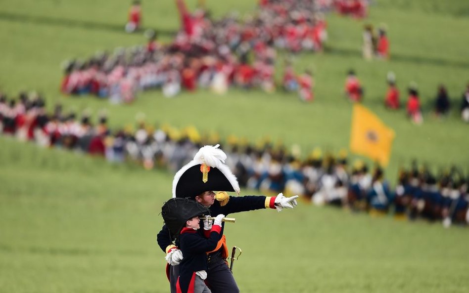 19 czerwca 2015, Waterloo, Belgia. Rekonstrukcja bitwy.