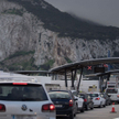 22 grudnia. Kolejka samochodów czekających na wjazd do Gibraltaru z Hiszpanii