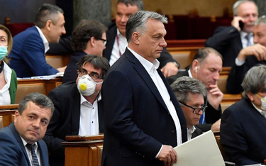 Viktor Orbán w poniedziałek w parlamencie w Budapeszcie