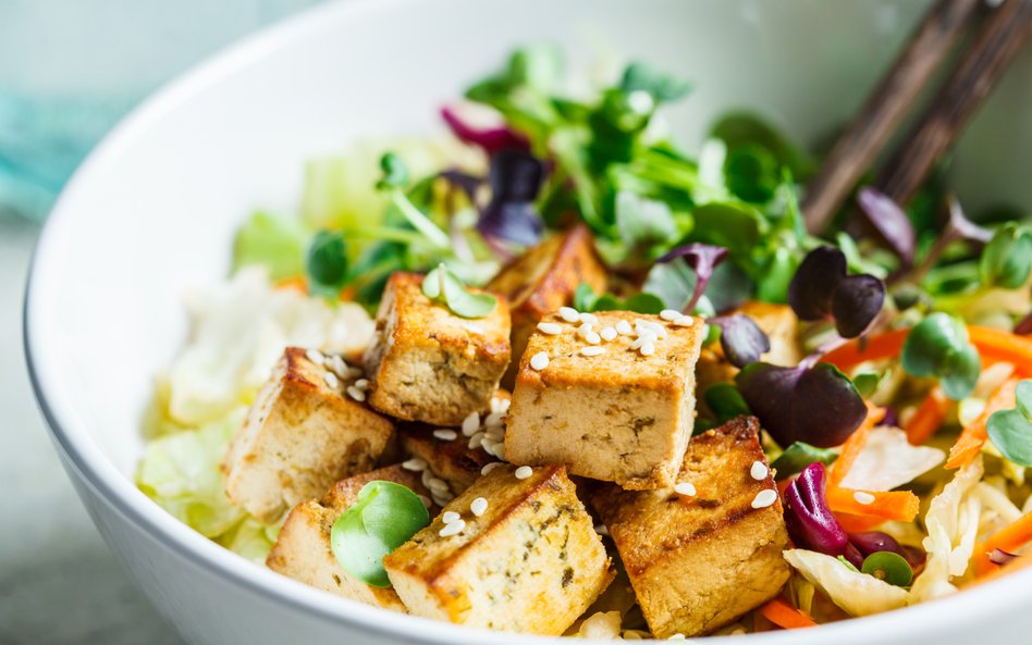 Sałatka z tofu