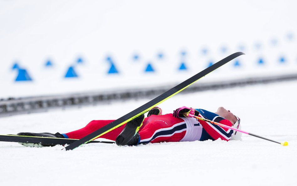 Johannes Hoesflot Klaebo. Bohater zimowych igrzysk ma więcej złota niż Polska