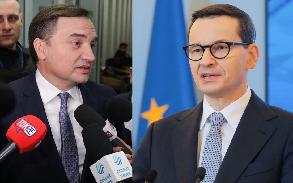 Zbigniew Ziobro i Mateusz Morawiecki