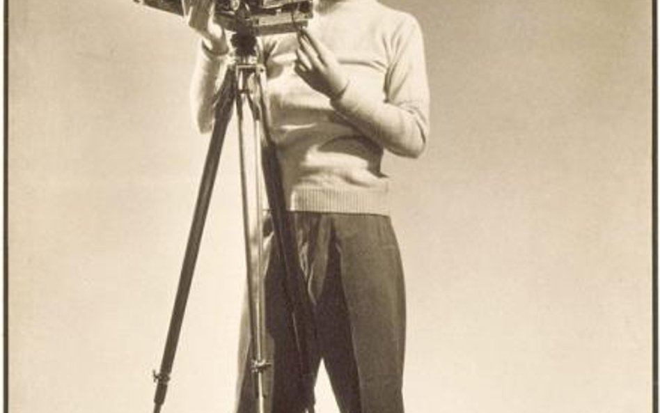 Margaret Bourke-White (1904–1971) autoportret z aparatem fotograficznym