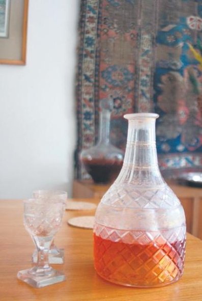 Karafka, tzw. chytrusek.