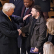 Donald Trump i Wołodymyr Zełenski w Katedrze Notre Dame