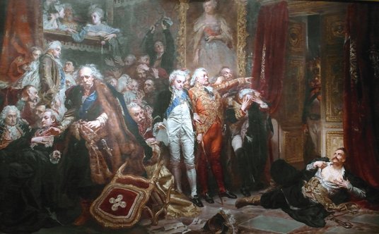 „Reytan – Upadek Polski”, obraz Jana Matejki z 1866 r. przedstawiający protest Tadeusza Reytana prze