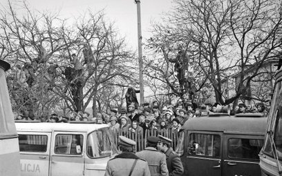 Sprawa Połaniecka stała się szybko słynna w całej Polsce. Wizja lokalna, podczas której odtworzono p