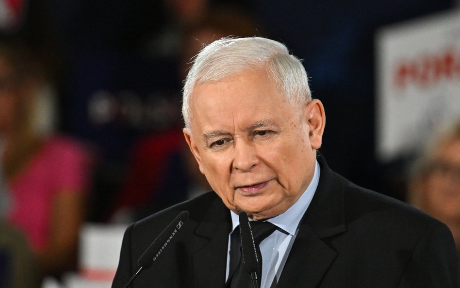 Prezes PiS Jarosław Kaczyński