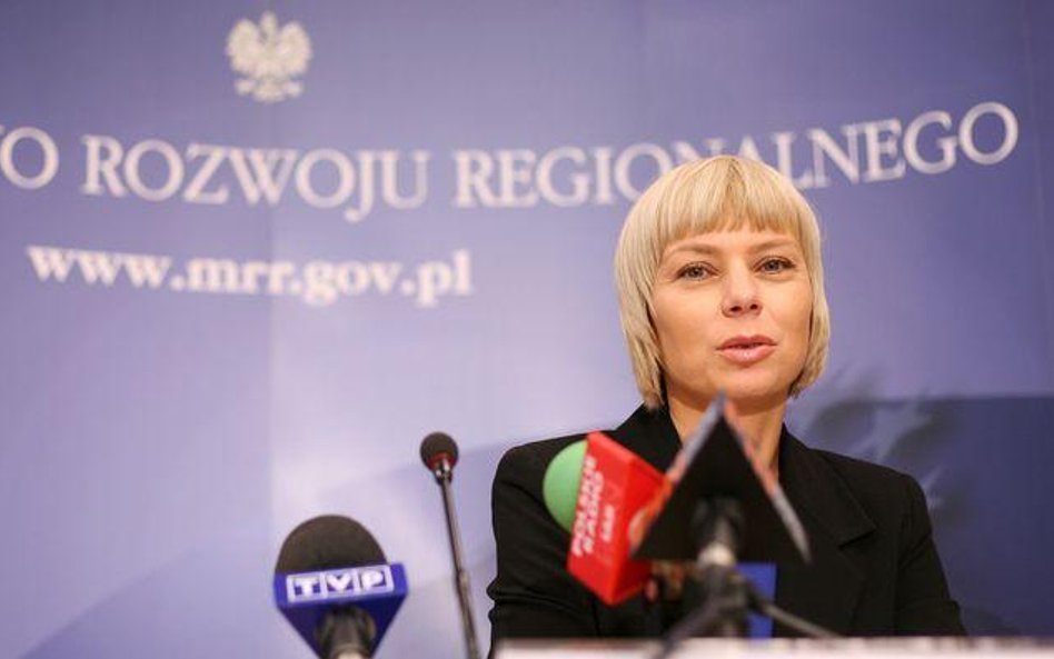 Minister rozwoju regionalnego, Elżbieta Bieńkowska