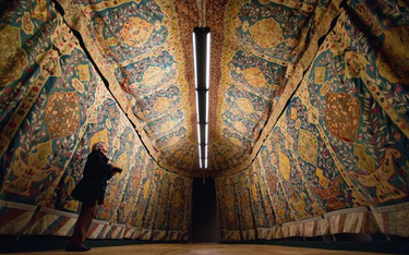 Namiot wezyra – jeden z wielu „łupów wiedeńskich”, wystawiany na Wawelu